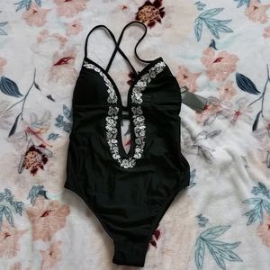 Young girls one piece swimsuit